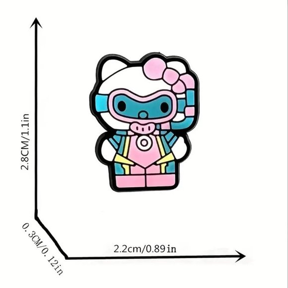 *NEW - 5 pcs* CUTE Sanrio Hello Kitty Shoe Charms for Your Crocs (Asst #10) - Picture 7 of 8